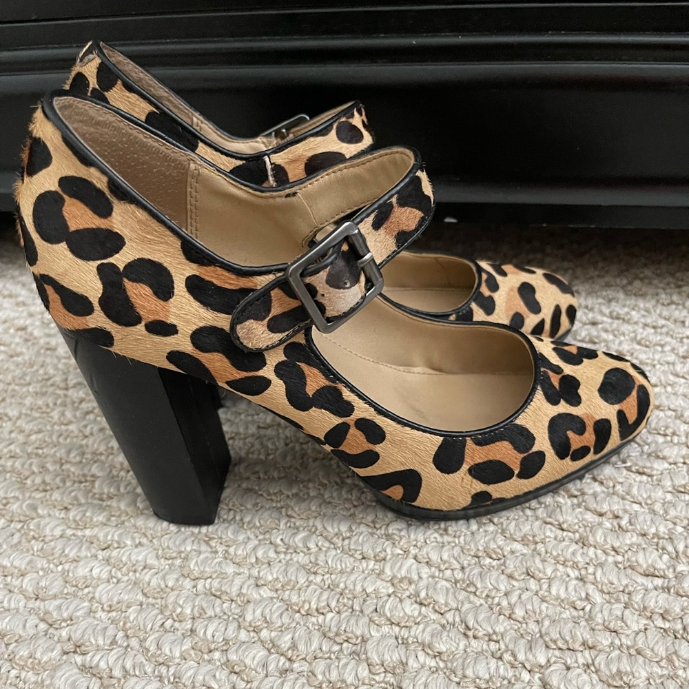 Me Too Animal print Mary Jane’s